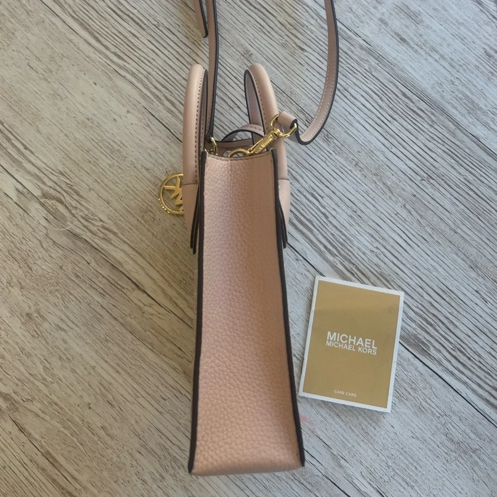 Michael Kors Mercer Extra Small Leather Convertible Versatile Crossbody Bag
